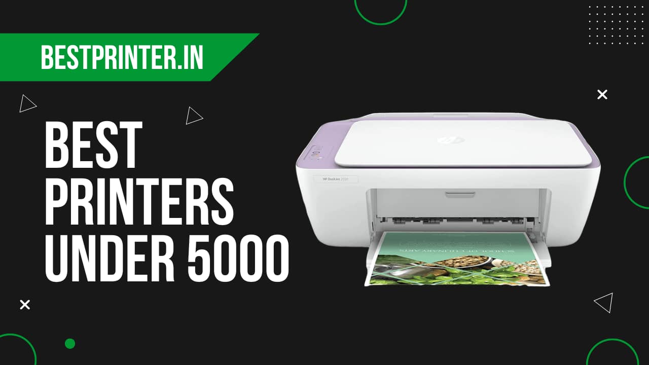 5 Best Printers under 5000 in India 2023